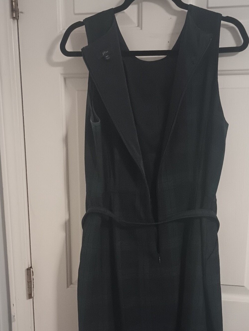 J. Crew Belted sheath dress in Black Watch tartan - Picture 7 of 12